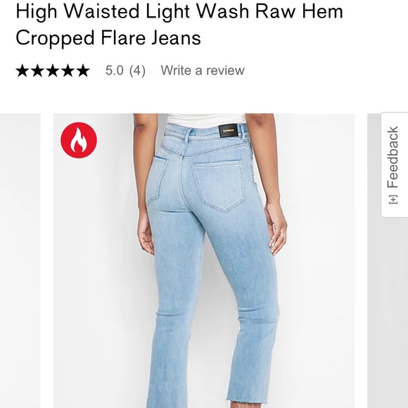 Cropped Flare High Rise Jeans - Picture 2 of 4